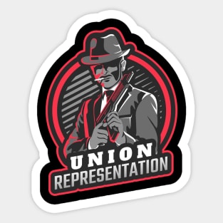 Union Representation Sticker